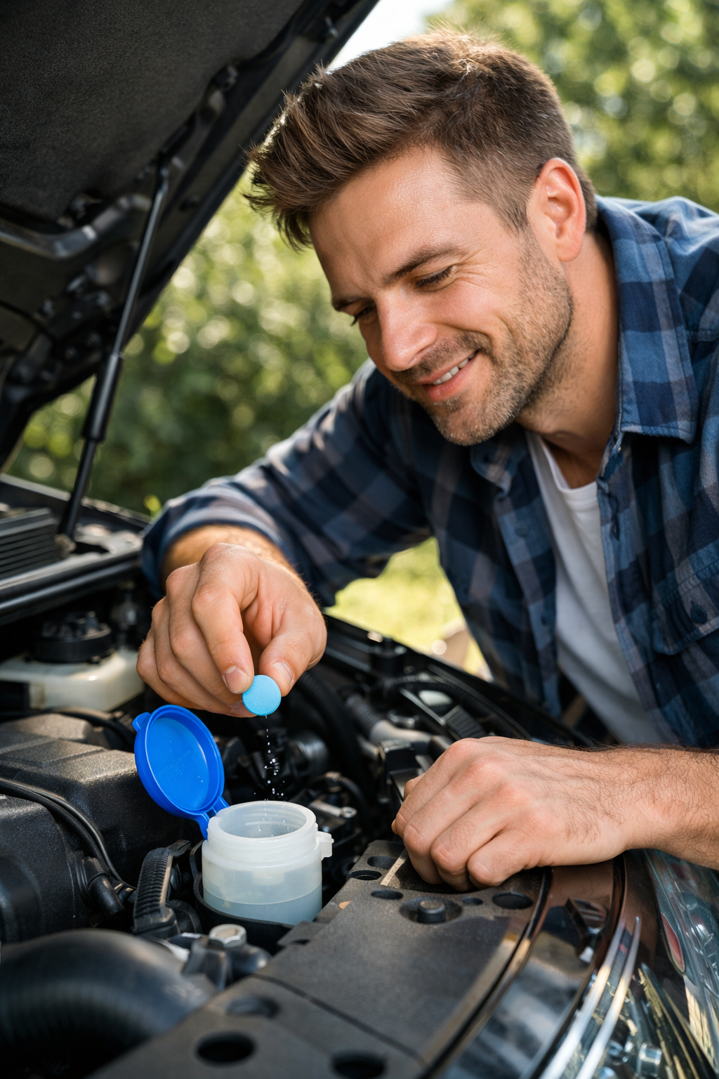 Selfanic Car Visibility Combo Kit – Anti Fog Spray + Windshield Cleaner + Washer Tablets